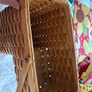 Woven Longaberger StairBasket with Handle